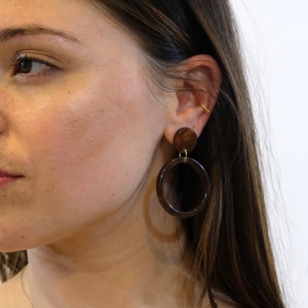 Casa Clara circle earrings NWT